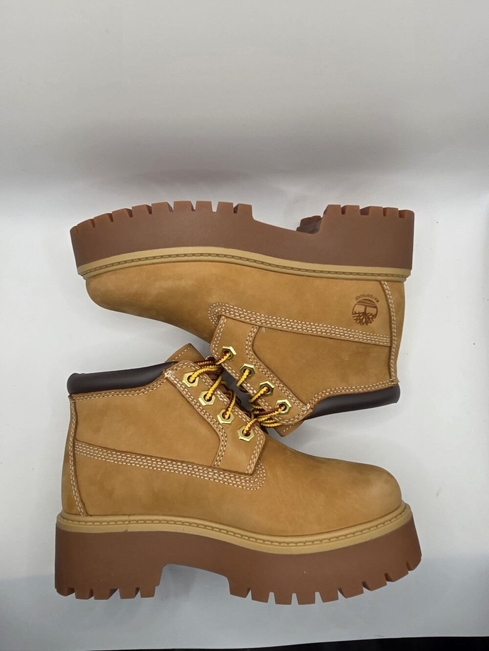 Timberland Stone Street Kids Size 1 Platform Boots